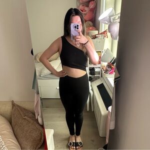 Topshop One Shoulder Jumpsuit Size 8